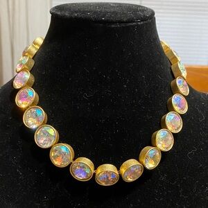 J. Crew Gold Brûlée AB Necklace